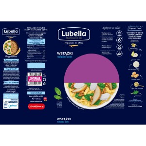 Lubella Mafaldine Corte Makaron Wstążki cięte 400 g X18